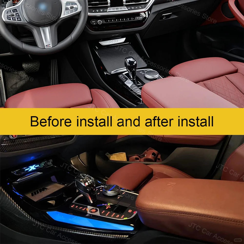 Crystal Center Console Accent — BMW X3 X4 (G01/G02)