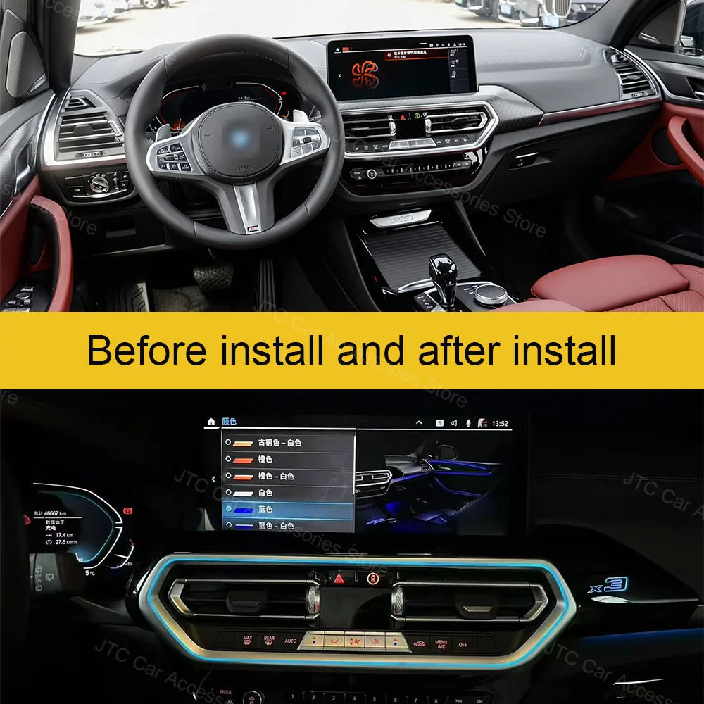 Air Vent Ambient Light Frames — BMW X3/X4/iX3