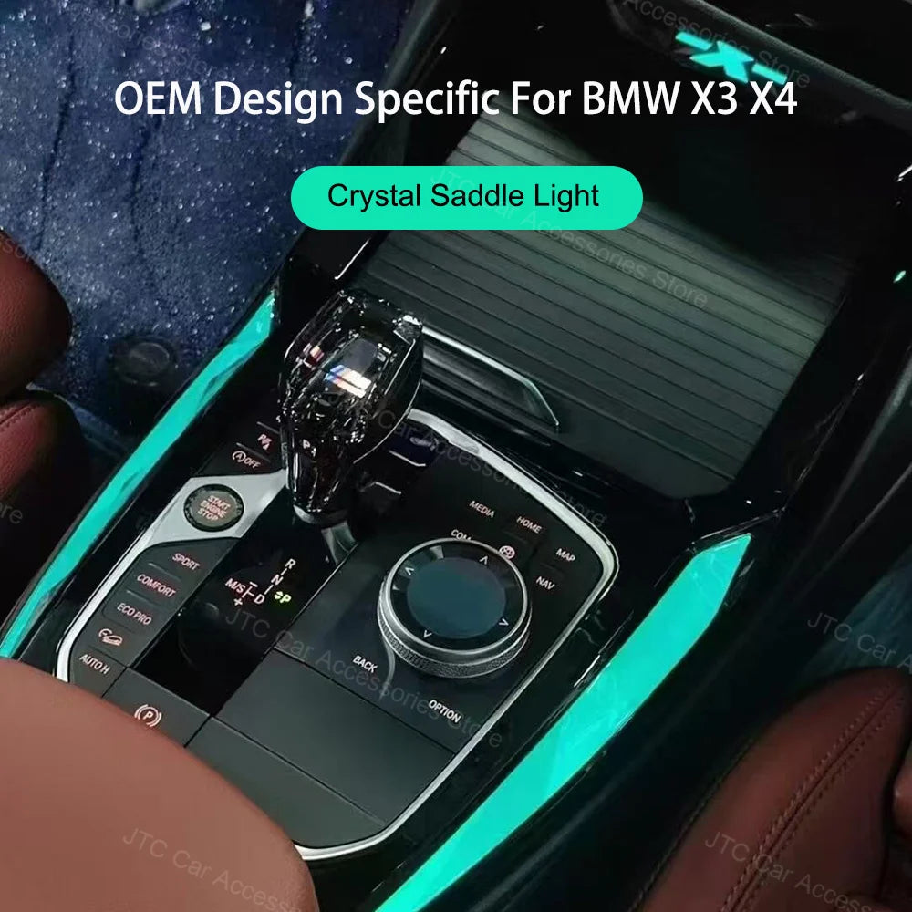 Crystal Center Console Accent — BMW X3 X4 (G01/G02)