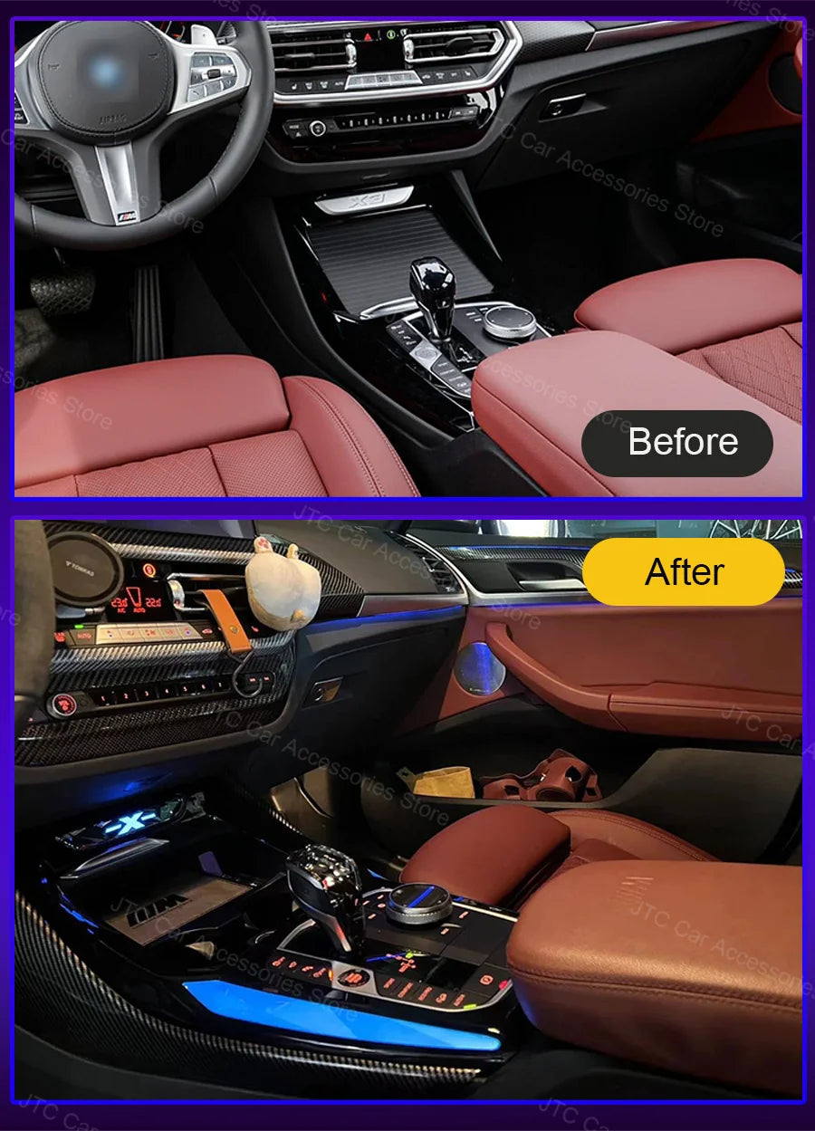 Crystal Center Console Accent — BMW X3 X4 (G01/G02)