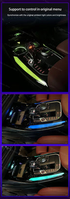 Crystal Center Console Accent — BMW X3 X4 (G01/G02)