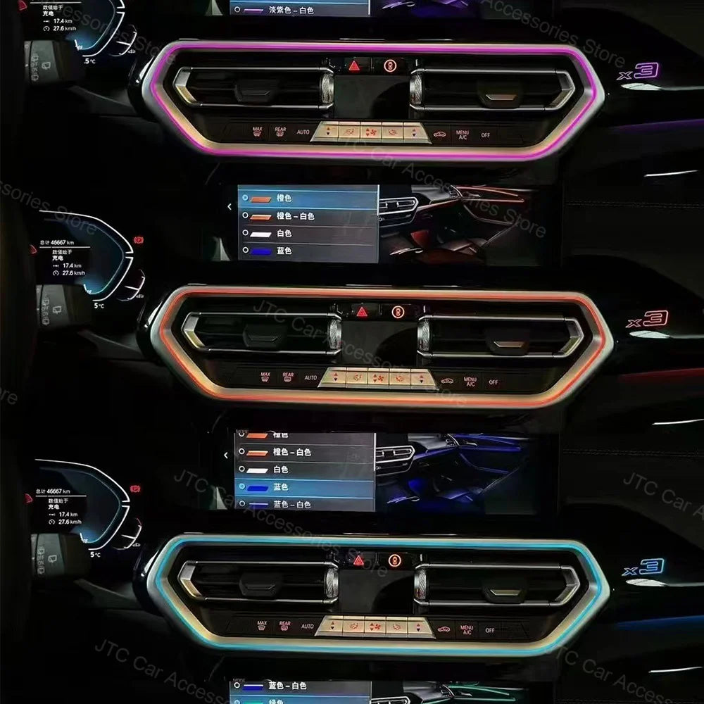 Air Vent Ambient Light Frames — BMW X3/X4/iX3