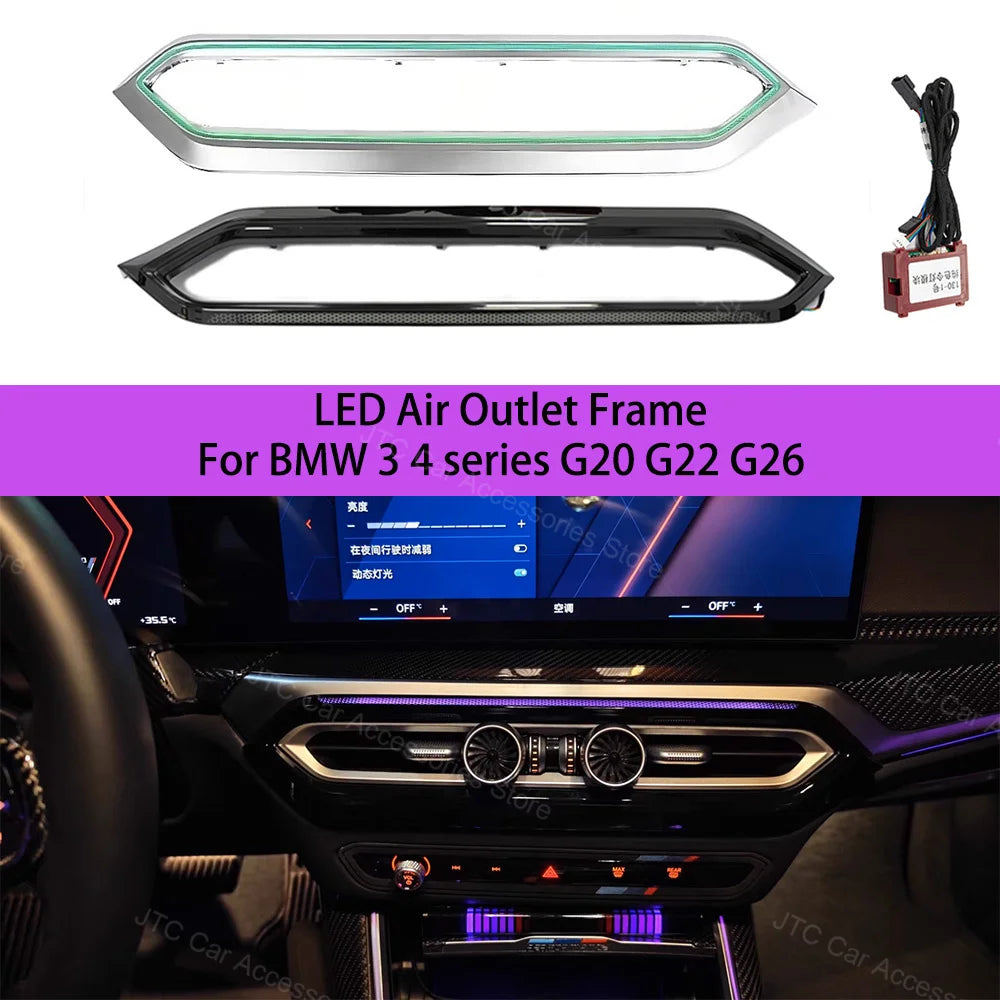Air Vent Ambient Light Frames — BMW 3 & 4 Series (G20/G22/G26)